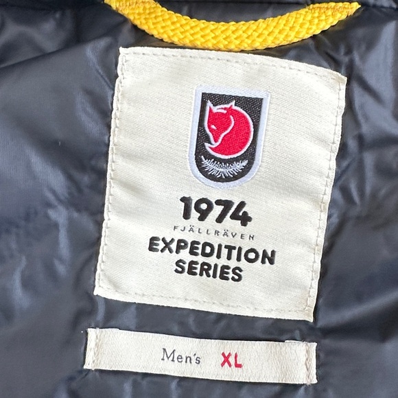FJÄLLRÄVEN Men's Expedition Down Parka hoodie size small and 2x and xl - Picture 6 of 11